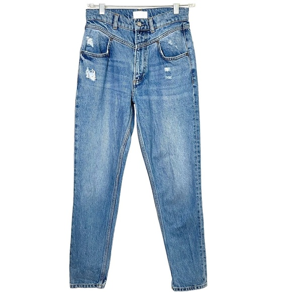 Boyish High Rise Blue Jeans - Picture 1 of 16